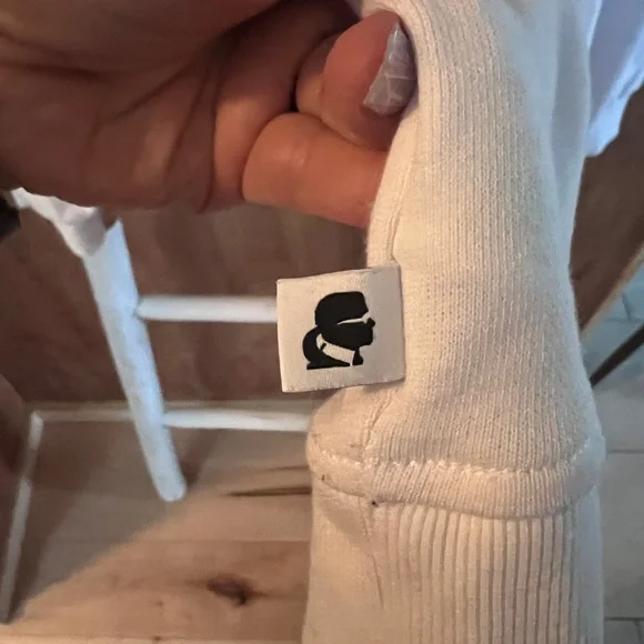 Karl Lagerfeld sweatshirt with raised metallic detail - Picture 6 of 7